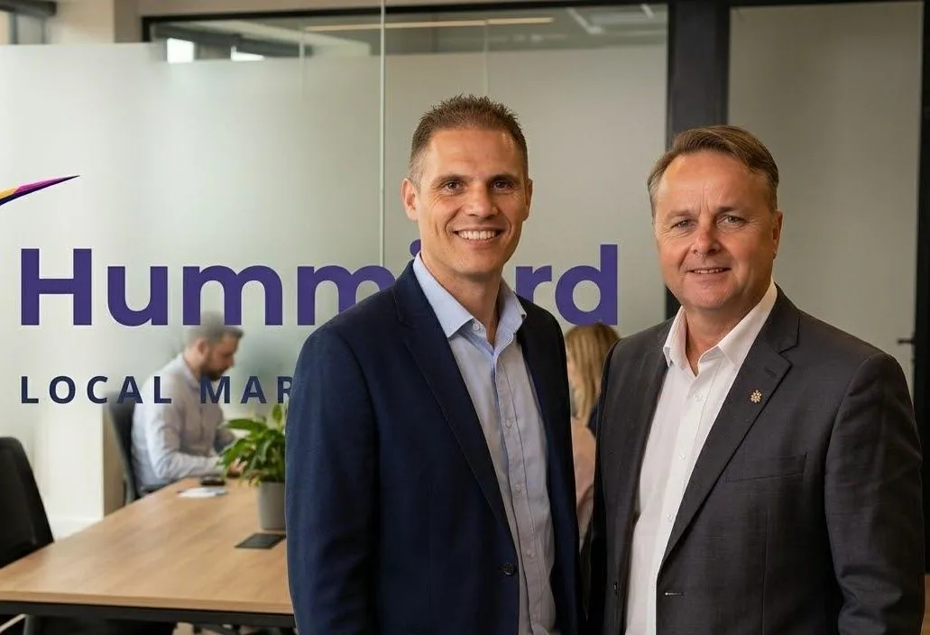 Stefan & Derryn at Hummingbird Local Marketing Agency